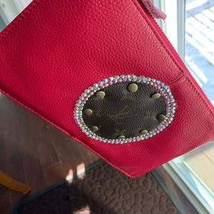 Upcycled wristlet